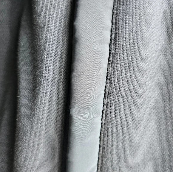 Bugatti Authentic Jacket Nylon/Knit Cotton Zipper Fitted Black  size L - Picture 13 of 16